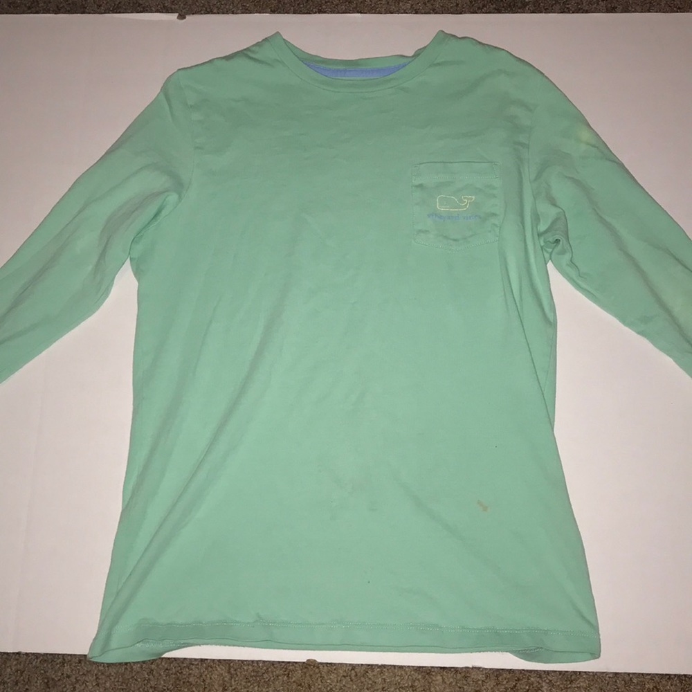 Vineyard vines green/ blue long sleeves shirt! - Picture 1 of 2